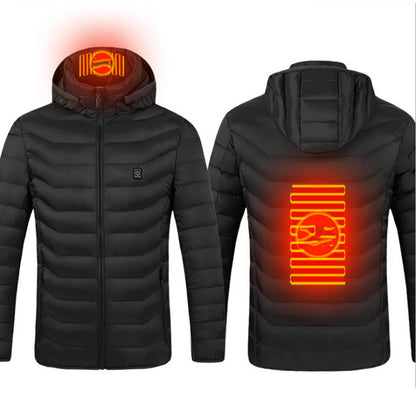 Veste chauffante USB pour homme hiver.