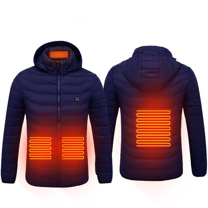 Veste chauffante USB pour homme hiver.