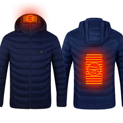 Veste chauffante USB pour homme hiver.