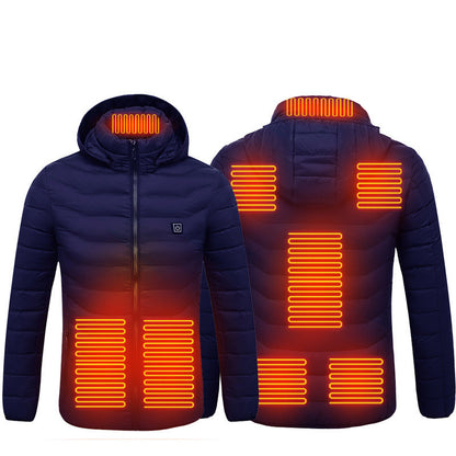 Veste chauffante USB pour homme hiver.