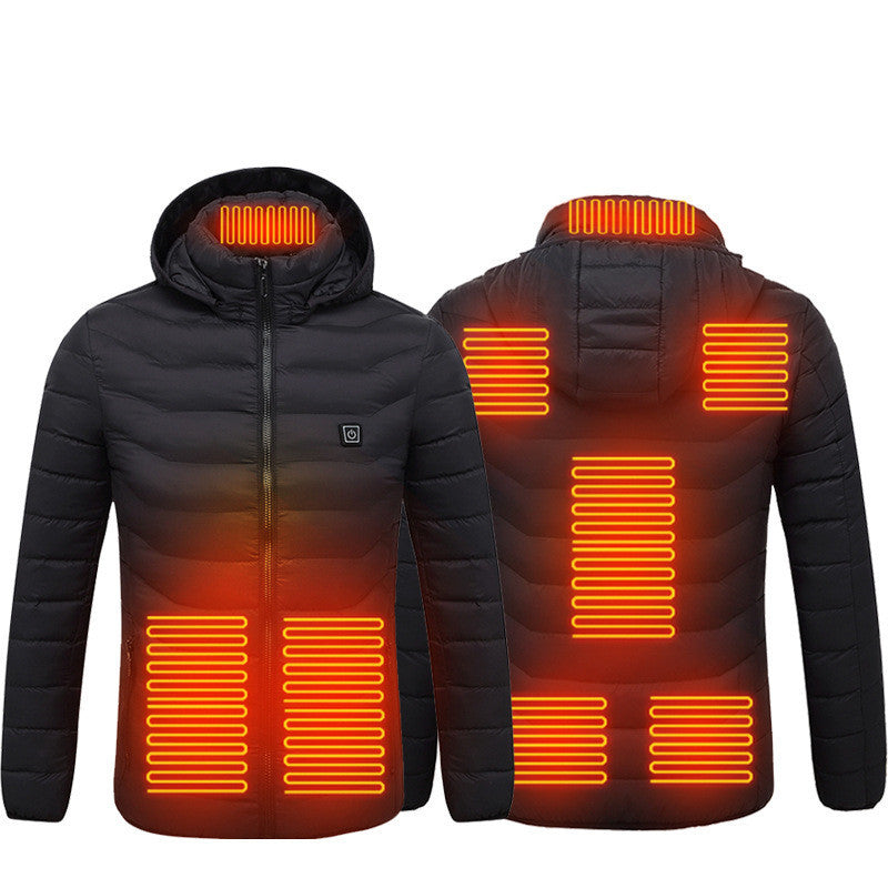 Veste chauffante USB pour homme hiver.